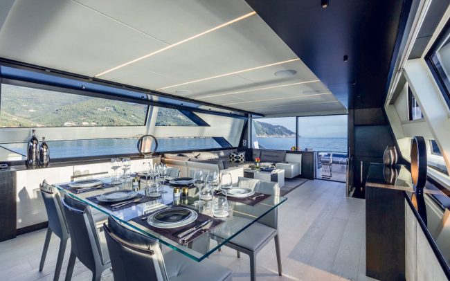 Pershing 9x main deck